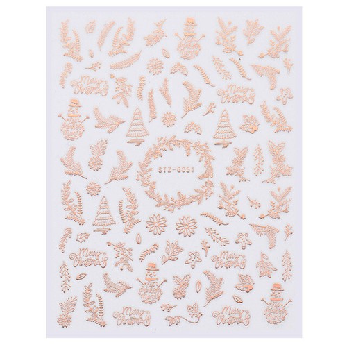 Stickers noel pour ongles - pour,