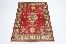 Tapis de chambre oriental tribal afghan noué à la main kazak Red Area de 3...