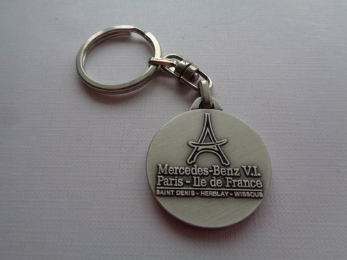 Porte cle metal logo - cle, mercedes