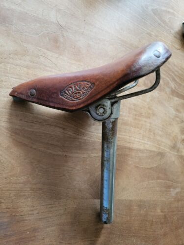 Selle ancienne cuir ideale - ancienne,