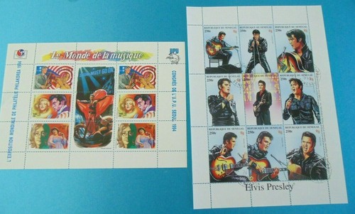 Timbres 1bloc elvis - timbres, et