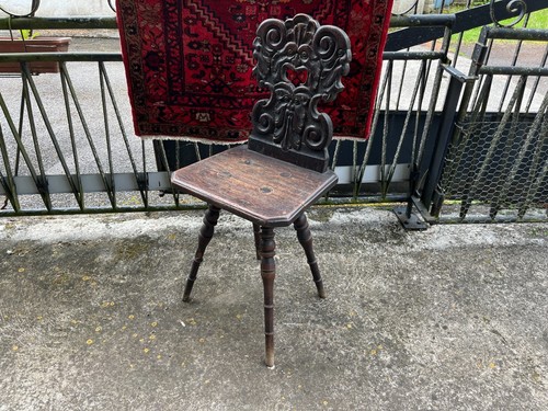 Chaise rustique tyrolienne - , à