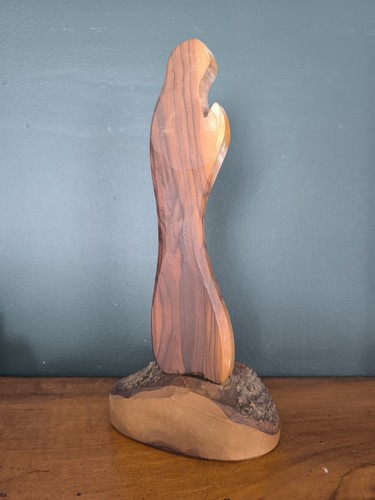 Statue vierge marie bois - marie,