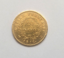 Très rare et très belle pièce de 20 francs or 1812 U Napoleon I qualité