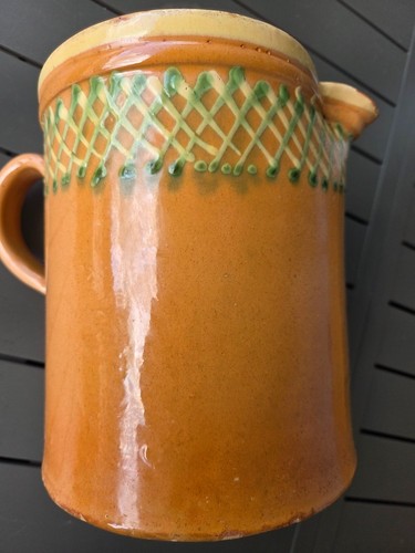 Ancien pot lait à - ancien,