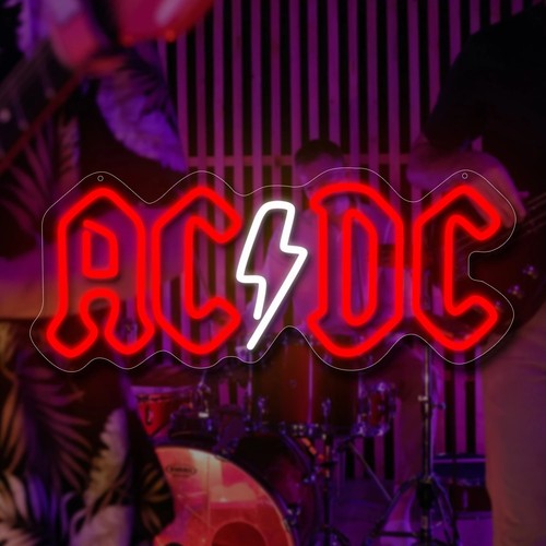 Enseigne néon acdc - enseigne,