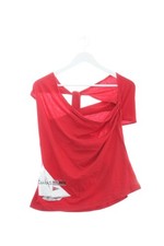 NEBULUS Haut dos-nu Dames Top T EU 42 rouge-blanc-gris clair style décontracté