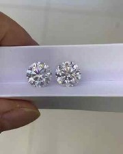 5 Pcs Lab-Grown CVD Diamond 6.50 mm Round D, FL Certified Loose Diamond
