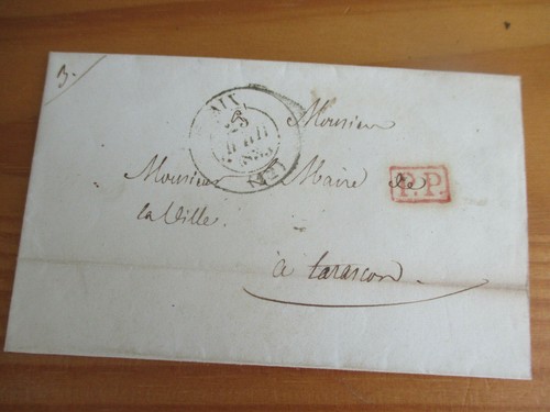 Lettre marque postale - >, 13