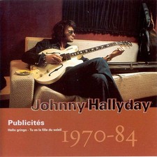 Johnny Hallyday .  Rare Cd "Guitare" 'Publicités'  1970-84