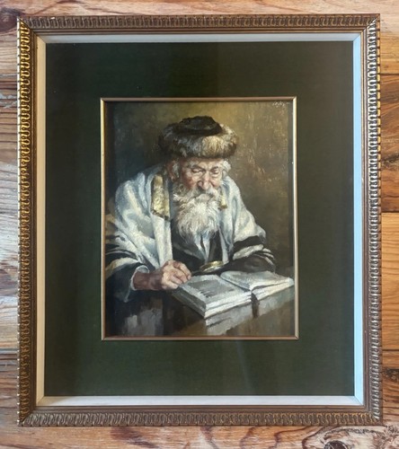 Judaica painting oil - painting/oil, on