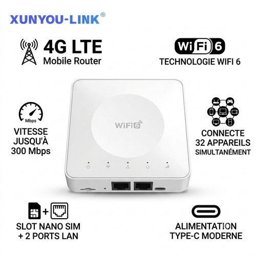 Routeur lte wifi portable - routeur,