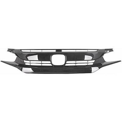 Grille radiateur noir - grille,