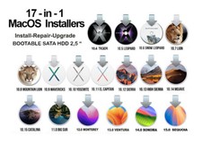17 en 1 - Mac OS installers on