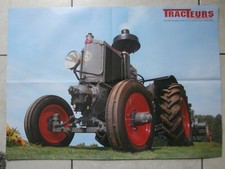 AGRICULTURAL POSTER & TRACTOR S.F.V. H1 / LANZ BULLDOG & 57 x 42 cm