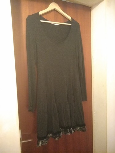 Robe tricot anthracite - tricot,
