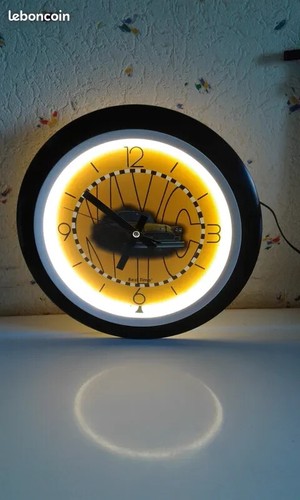 Horloge lumineuse vintage