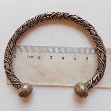 CIRCA 1100 AD VIKING ERA NORDIC SILVER BRACELET