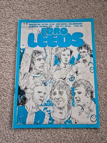 Vintage leeds united rsc - leeds, v