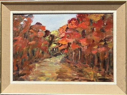 Tableau signé paysage - signé,