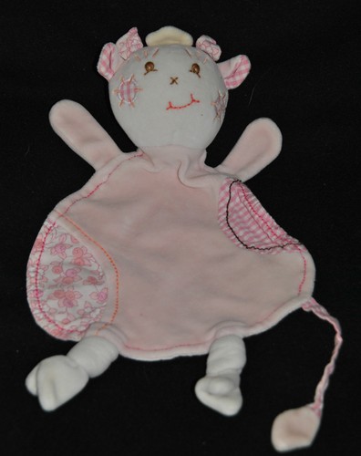 Peluche doudou plat vache - 🍀peluche,