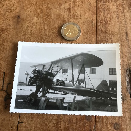 Photographie ancienne avion - ancienne,