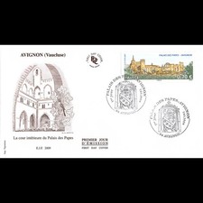 FDC - Palais des Papes - oblit