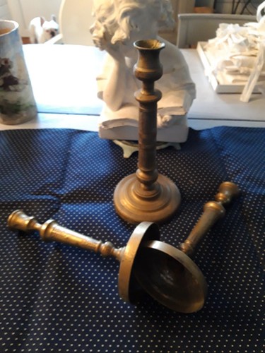 Anciens bougeoirs époque - 3,