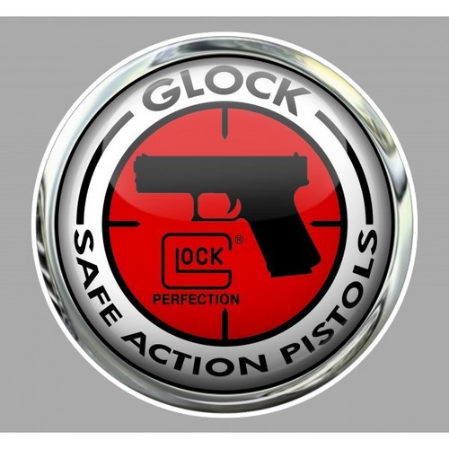 Glock sticker vinyle laminé - glock, (