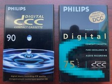 Lot de 2 Cassettes PHILIPS DCC  75 mn et 90 mn Neuves Sous Blister