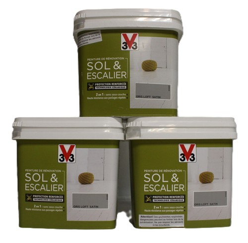 Lot peinture v33 sol - sol, et