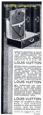 ADVERTISEMENT LOUIS VUITTON CLOTHES RACK TRUNK WARDROBE SUITCASE 1932 FRENCH AD PUB