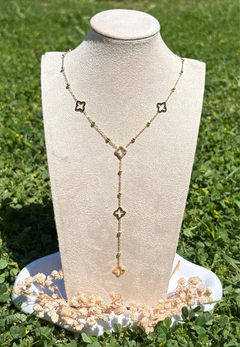 Collier doré trèfles - , en
