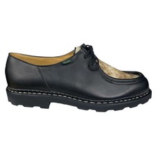 Paraboot Men’s Michael Smooth Grey Brown Fur Tyrolean Derby Size 45 US 11.5