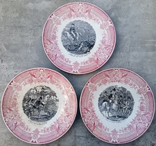 3 anciennes assiettes