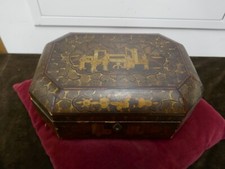 boite à couture en bois