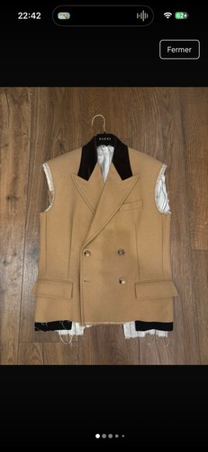 Gucci veste homme laine