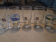 LOT DE 6 VERRES PASTIS 51