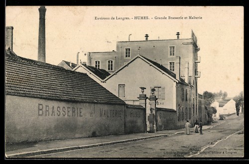 Cpa humes grande brasserie et - cpa,