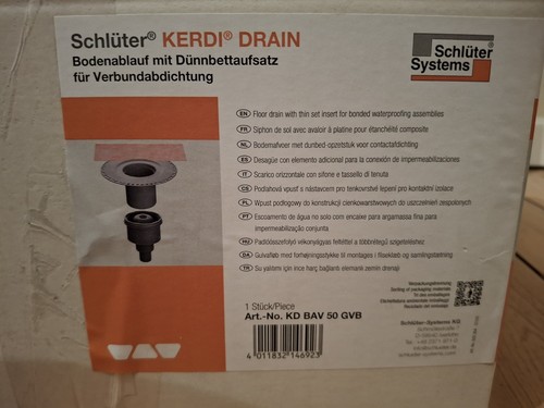 Bonde douche schlüter - douche,