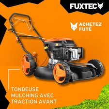 Tondeuse à gazon thermique mulching autotractée 196cm3 Fuxtec fx-rm51sa96