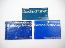 Wartburg 353W PKW Limousine Tourist Betriebsanleitung Duchsichtsheft 1980