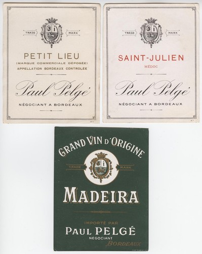 Anciennes étiquettes vins - anciennes, st