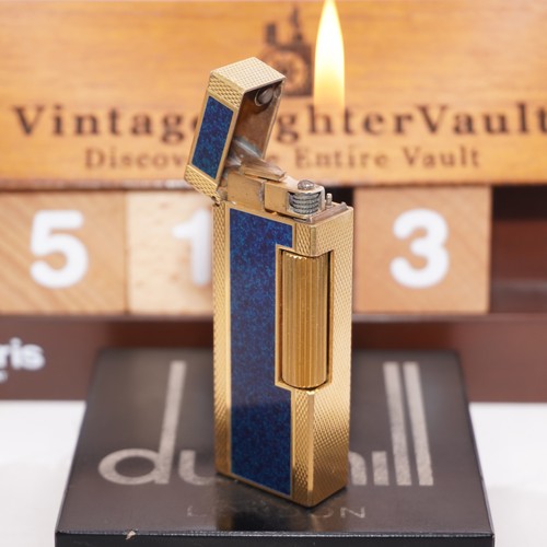 Briquet dunhill vintage bleu - vintage,