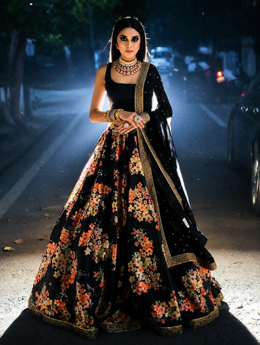 Lourd lengha indien mariage - indien, de