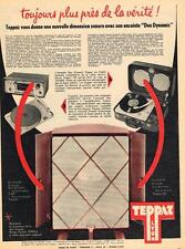 ADVERTISING 1958 TEPPAZ record turner DUO DYNAMIC