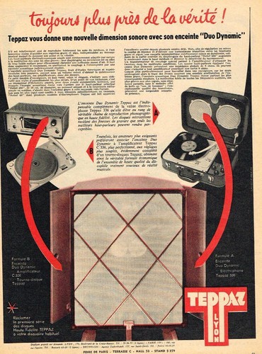 Publicite advertising 1958 - advertising,