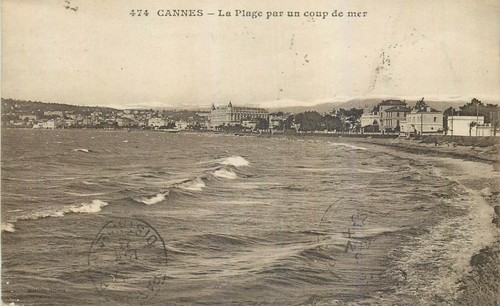 Cannes plage par coup de - 06,