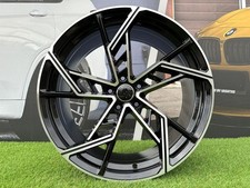 4X R20" 5X112 Roues Noir Poli