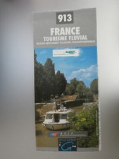 card IGN 913 grey series France 1/1000 000 river tourism 1997 edition 1